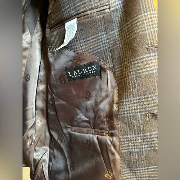 NWT Men’s Lauren Ralph Lauren Classic-Fit Ultraflex Stretch Patterned Blazer 44S - Picture 8 of 16